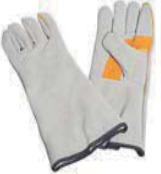 GUANTE PARA SOLDADOR COLOR GRIS,